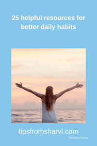 25 helpful resources for better daily habits