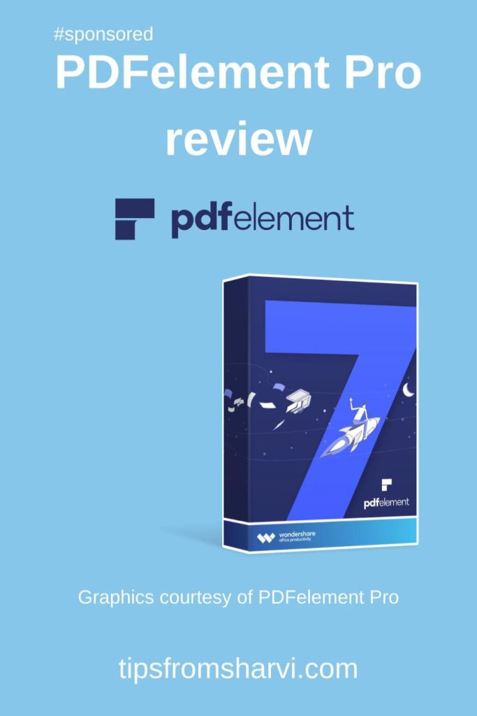 PDFelement Pro review, Tips from Sharvi.