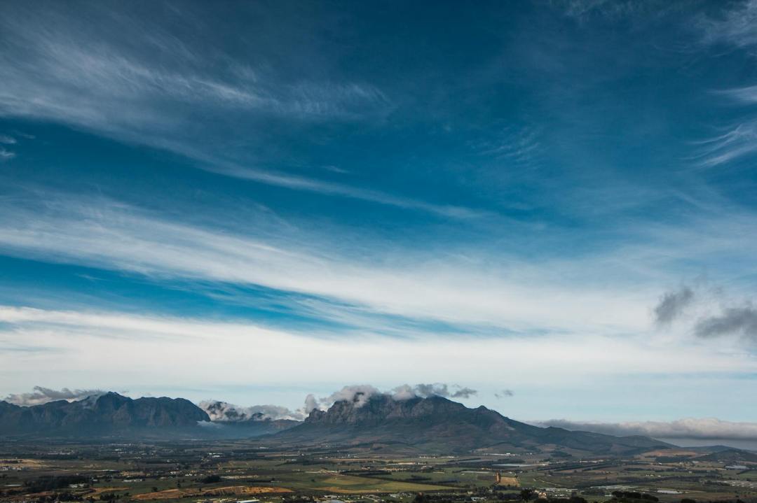 landscape under blue sky